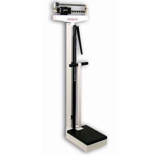 Detecto 349 Mechanical Physician Scale 200 kg x 100 g and 450 lb x 4 oz  With Height Rod and Handpost