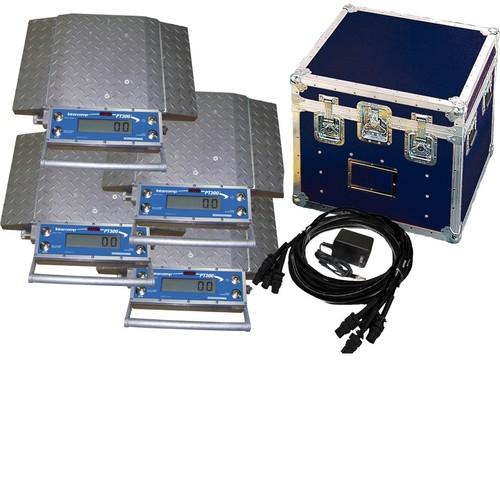 Intercomp PT300 100142-RF Wireless Wheel Load Scale Systems with Handheld Computer (4 Scales) 4-20K-80000 x 50 lb