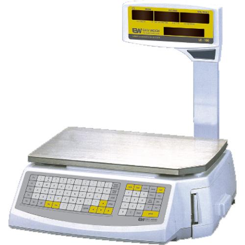 EasyWeigh LS-100-N Price Computing Scale with Printer and Ethernet, 30-60 x 0.01-0.02 lb dual range