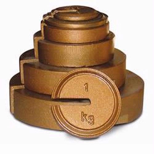 Rice Lake 12807TC Class 7 ASTM Metric Slotted Interlocking Wts, 5kg W/Accredited Certificate
