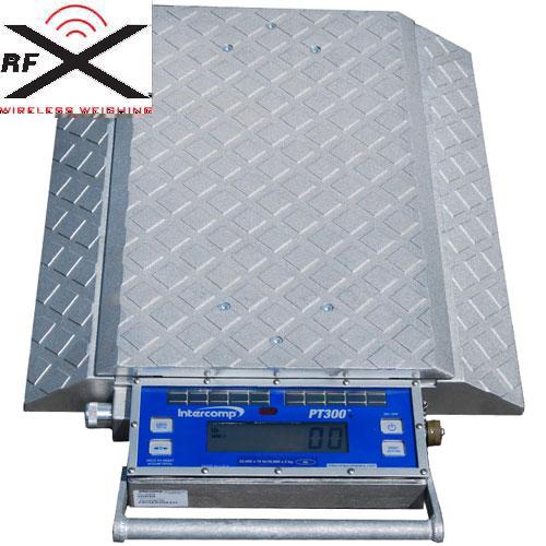Intercomp 181502-RFX - PT300DW (Double Wide) Wheel Load Scales with Solar Panels, 40,000 x 100 lb