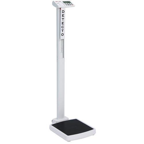 Detecto Solo Digital Clinical Physician Scale with Height Rod 550 lb x 0.2 lb