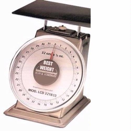 Best Weight B-5-STN Stainless Steel Spring Scale, 5 lb x 1/2 oz