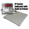 DigiWeigh 4 x 4 DWP-5500FP Platform Scale with SS Printing Indicator 5500lb x 1lb