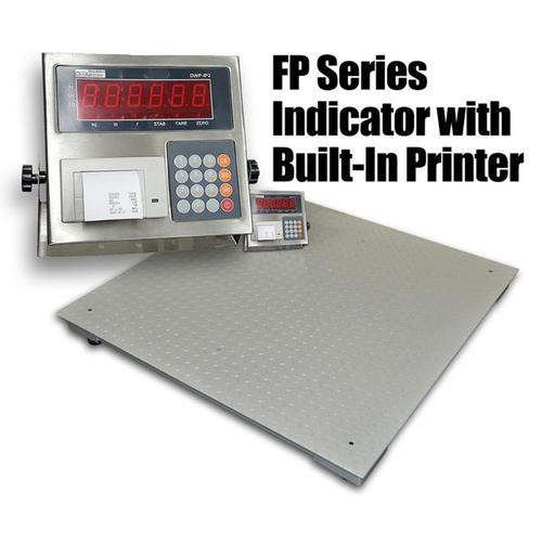 DigiWeigh 4 x 4 DWP-5500FP Platform Scale with SS Printing Indicator 5500lb x 1lb