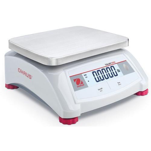 Ohaus Valor 1000 V12P5T (30554443) Compact Bench Scale - 10 lb x 0.001 lb Legal For Trade 10 lb x 0.005 lb