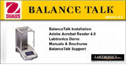 Ohaus Balance Talk Software Offer
