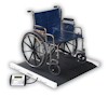 Detecto BRW-1000 Bariatric Wheelchair Scale 