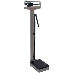 Detecto 2371s features a height rod in inches and centimeters. The platform cover is easily removed for cleaning. The die-cast beam can be easily read from either side 
