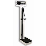 Detecto 349 Mechanical Physician Scale 200 kg x 100 g and 450 lb x 4 oz  With Height Rod and Handpost