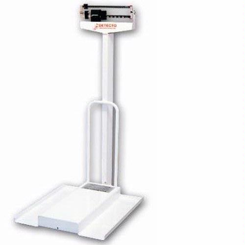 Detecto 4851 Mechanical Stationary Wheelchair Scale,160 kg x 100 kg