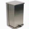 Detecto C-32 Stainless Steel Step-On Can Waste Receptacle 32 Quart (8 gallon) Capacity