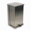 Detecto C-100 Stainless Steel Step-On Can Waste Receptacle 100 Quart (25 Gallon) Capacity