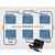 Intercomp Part 100494 Universal Charger for 6 PT300  PT300DW  scales (100-240VAC) 