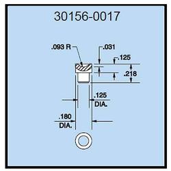 Dillon 30156-0017-TOP Cupped Compression Fitting (Top)