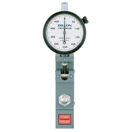 Dillon AWT05-100988 Low-Range Flat-Bottom Model U Force Gauge - (100 x 1 kg Capacity & Dial Divisions)