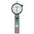 Dillon AWT05-100982 High-Range Flat Bottom Model U Force Gauge (500 x 5 lb Capacity & Dial Divisions)