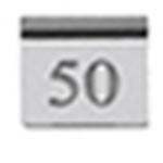 Ohaus 80780312 OIML Class F1 Calibration Weight Stainless Steel 50mg