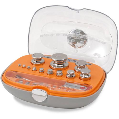 Ohaus 80780446 OIML Class F1 Calibration Weight Set with NVLAP Certificate Stainless Steel 500g - 1g
