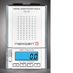 Gram Precision Nexqen FM150 Digital Pocket Scale with AM/FM Radio, 150g x 0.1g