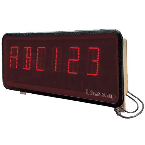 Intercomp 100018 Cabled S480HI™ Outdoor Alphanumeric Remote Display