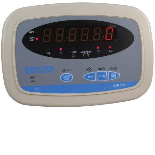 Salter Brecknell SBI100 Indicator Upgrade price from SBI140 with purchase of a Salter Brecknell DCSX Pegasus Digital Floor Scale