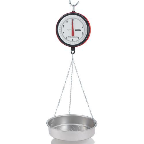 Chatillon 0720DD-T-CAS Century Series Hanging Scale, 20 lb x 1/2 oz, w/CAS Pan