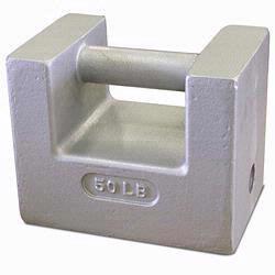 Rice Lake 12839TC Class F  - Class 6 NIST Avoirdupois Grip Handle Weights, 50lb With Accredited Certificate