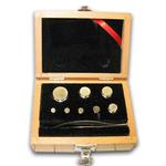 Ohaus 80850117 Class 6 Calibration Mass Set,Stainless Steel 1g - 50 g