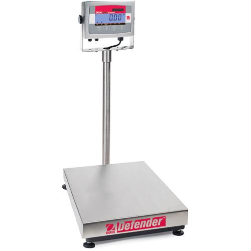 Ohaus D32XW300VX (83999822) Defender 3000 Xtreme Washdown Bench Scale 600 x 0.1 lb and Legal for Trade 660 X 0.2 lb