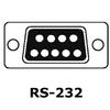 Minebea YCC05-001M15, cable, 9 pin and 25 pin interfacing, 49 ft., IBM type (fits RS232)