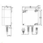 Minebea YPS02-ZKR Safe Area Power Supply (65 ft. of intrinsically safe cable)