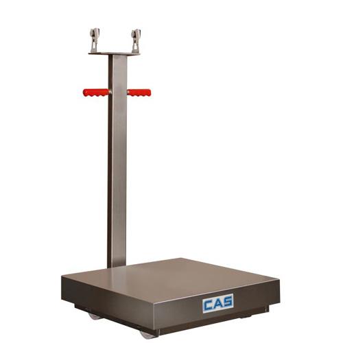 CAS TRL-500S Transit Fixed Wheel 24 x 24 Platform Stainless Steel 500 x 0.1 lb (No Indicator)