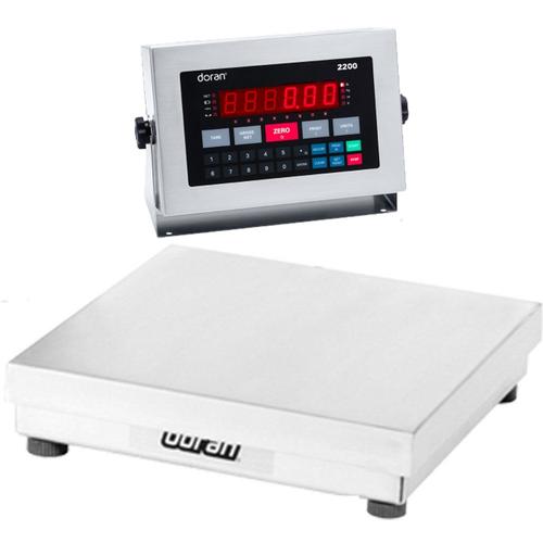 Doran 22050/12 Legal For Trade Washdown Bench Scale 12 x 12 inch Base 50 x 0.01 lb