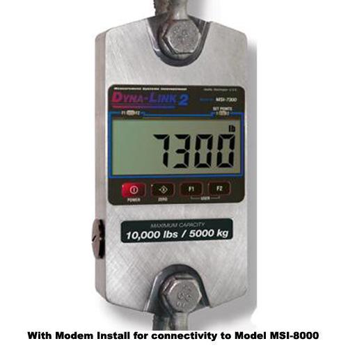 MSI 503381-0002 MSI-7300 Dyna-Link 2  Dynamometer with wireless connectivity 2500 x 1.0 lb