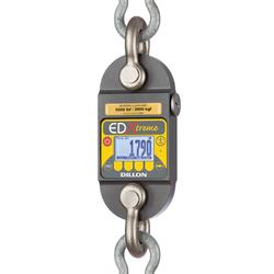 Dillon AWT05-506309 EDXtreme RED Dynamometer with two shackles & backlight &  radio-ready 220000 x 50 lbs 