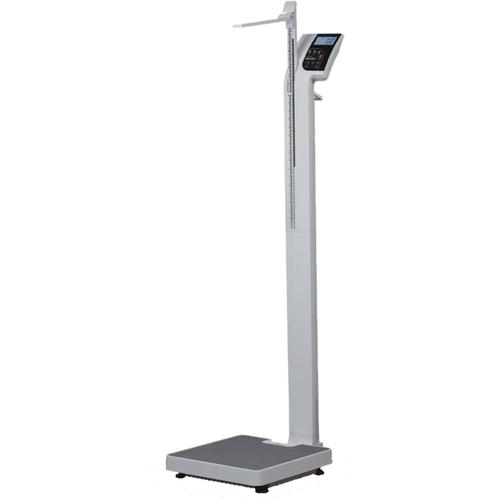 Rice Lake 150-10-5 Eye Level Physician Scale with Height Rod, 550lb x 0.2lb