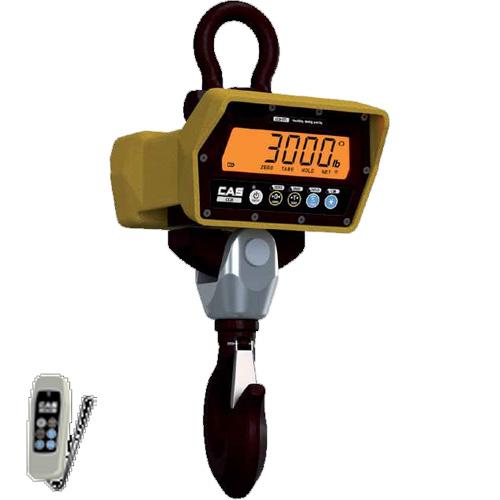 CAS CCB-1TLF Digital Crane Scale, 2,000 x 0.5 lb