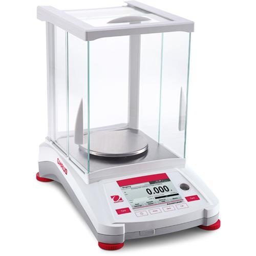 Ohaus AX224N Adventurer AX Analytical Balance (30100630) with Internal Calibration 220 g x 0.1 mg Legal for Trade 220 g x 1 mg