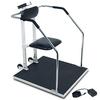 Detecto 6868 - Bariatric Flip Seat Scale with AC Adapter, 1,000 lb x 0.2 lb