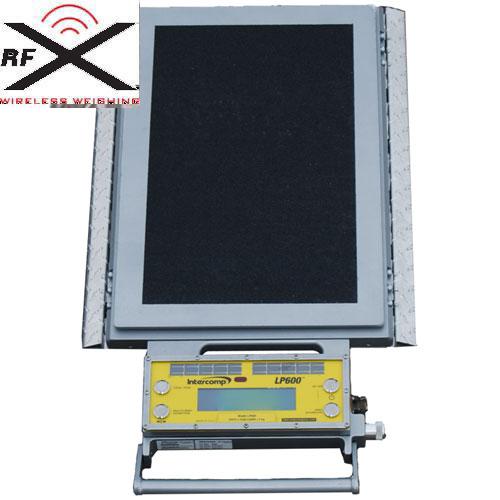 Intercomp 182006-RFX - LP600 Low Profile Wireless Digital Wheel Load Scale with Solar Panels, 20,000 x 10 lb