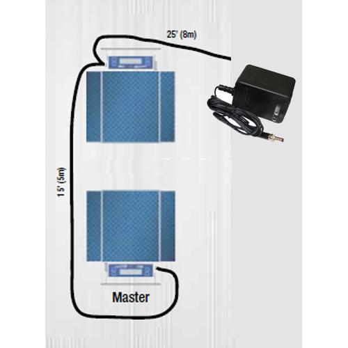 Intercomp Part 100492X Universal Charger for 2  LP600 scales (100-240VAC) 