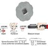 Imada BAE23 - Converter, Converts 1/4 to 3/8 inch Drive