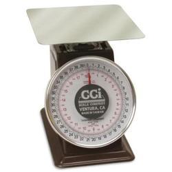 CCi LCD3218-DR-RD - 8 inch Spring Dial Scale with Over/Under Rotating Dial, 32 x 1/8oz