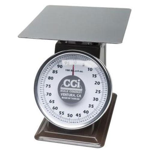 CCi HCD10004-DR - 10 inch Spring Dial Scale, 100lb x 4oz