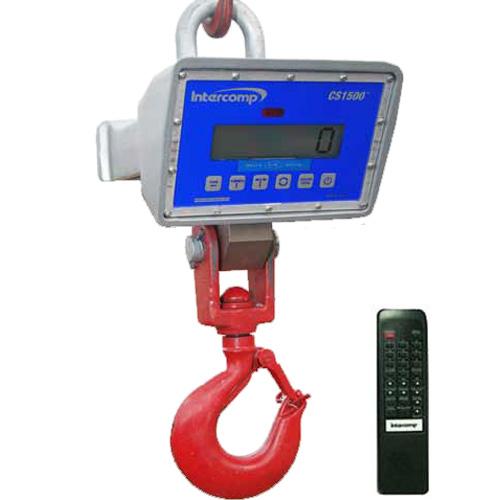Intercomp CS1500 184503-RFX Legal for Trade Crane Scale with LCD Display 5000 x 2 lb