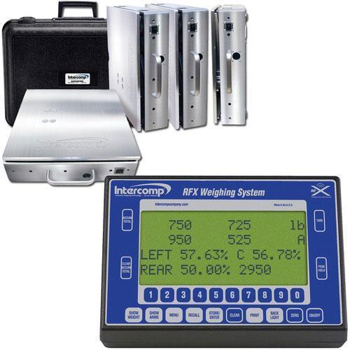 Intercomp SW 170308-RFX Wireless Wheel Scales System with Handheld Indicator 20000 x 1 lb