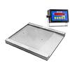 Cambridge 670130301K Model 670-1 30in x 30in x 1.5in Barrel Scale with Built In Single Ramp and Indicator 1000 x 0.2 lb
