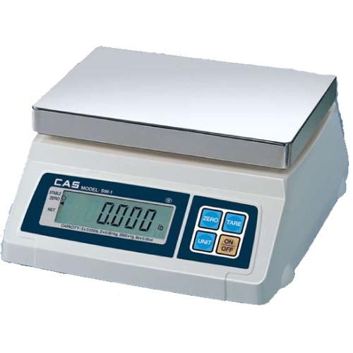 CAS SW-1-5 Portable Digital Scale, 5 lb x 0.002 lb, Legal for Trade