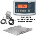 Minebea Combics Ex Hazardous Area Explosion Proof Flatbed Scale, 23.6 x 23.6, 660 x 0.02